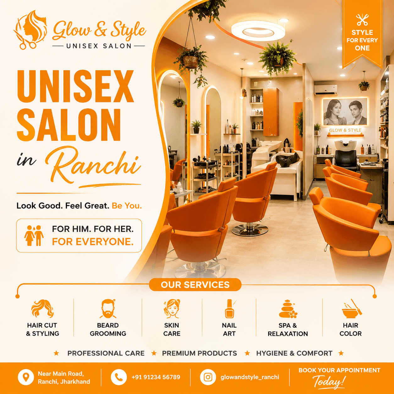 unisex salon in ranchi