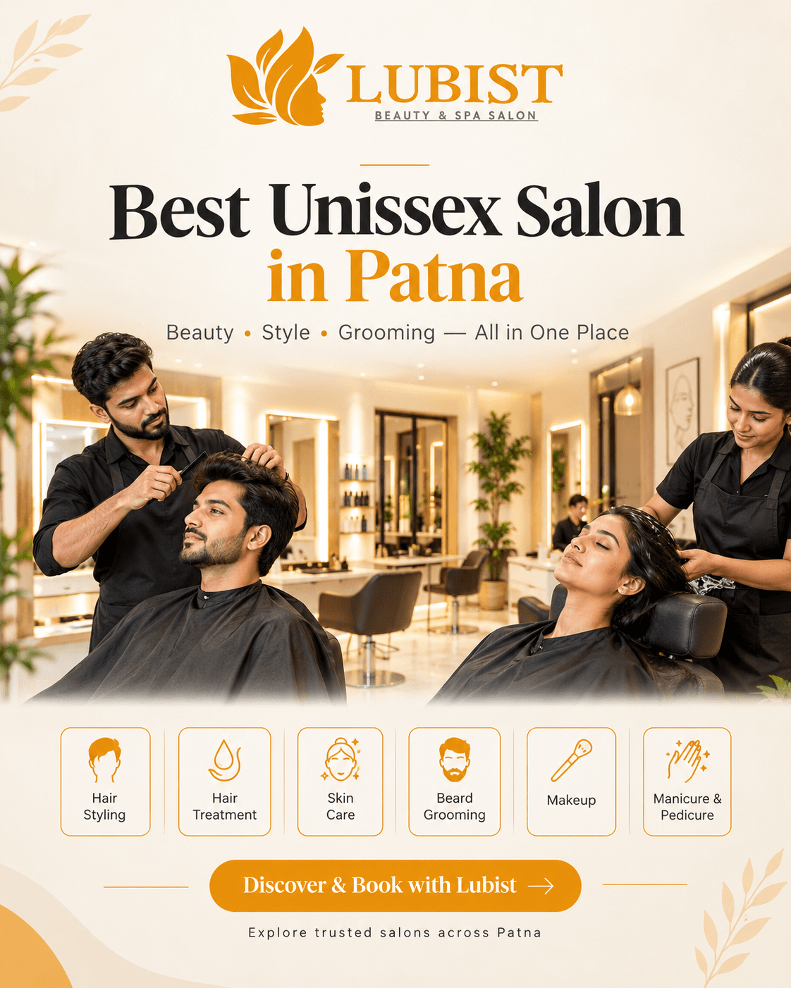 Best unissex salon in Patna